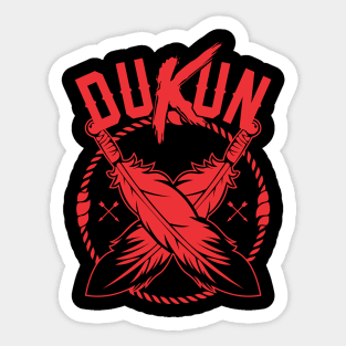 Dukun as Shaman Sticker